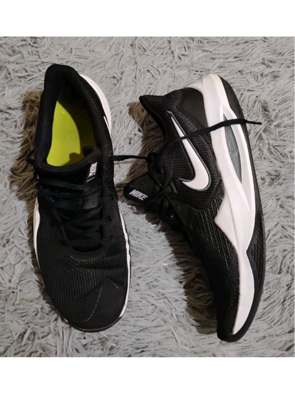 Nike Precision 5 Men Size 12 Black White Athletic Shoes Sneakers CW3403-003